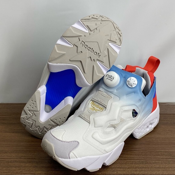 Reebok Unisex Instapump Fury OG NM Ombre Sneaker EH3255 White/Pink/Blue … - Picture 11 of 11